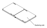 Advantenna-SP12 ™ RFID UHF high gain fan beam antenna without enclosure