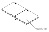 Advantenna-SP12 ™ RFID UHF high gain fan beam antenna without enclosure