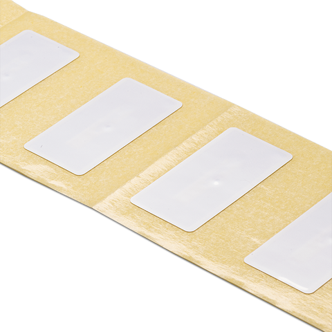 IQ LABEL WHITE PET RECT 34/18 MM HF ICODE SLIX2 ACRYLIC