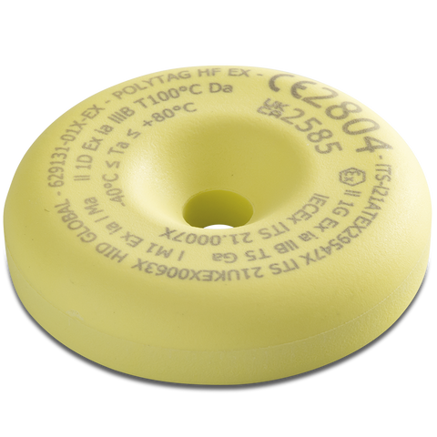 POLYTAG 340 HF ICODE SLIX2 YELLOW EX