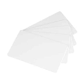 Evolis paper cards, 5 boxes of 100 cards