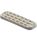 SLIMFLEX TAG OM HF ICODE SLIX 83X25X6 MM WHITE 6X2.5 MM SLOT